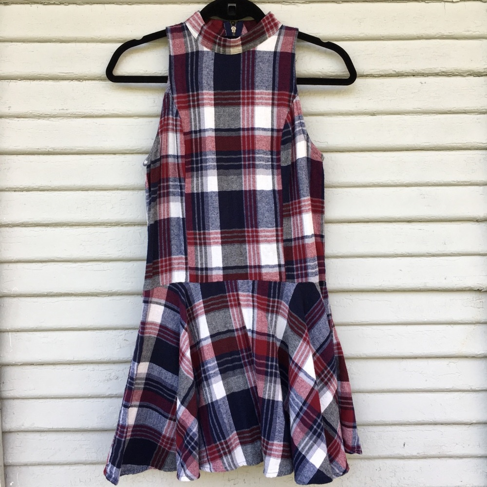Red White & Blue Kelly Renee Plaid Dress